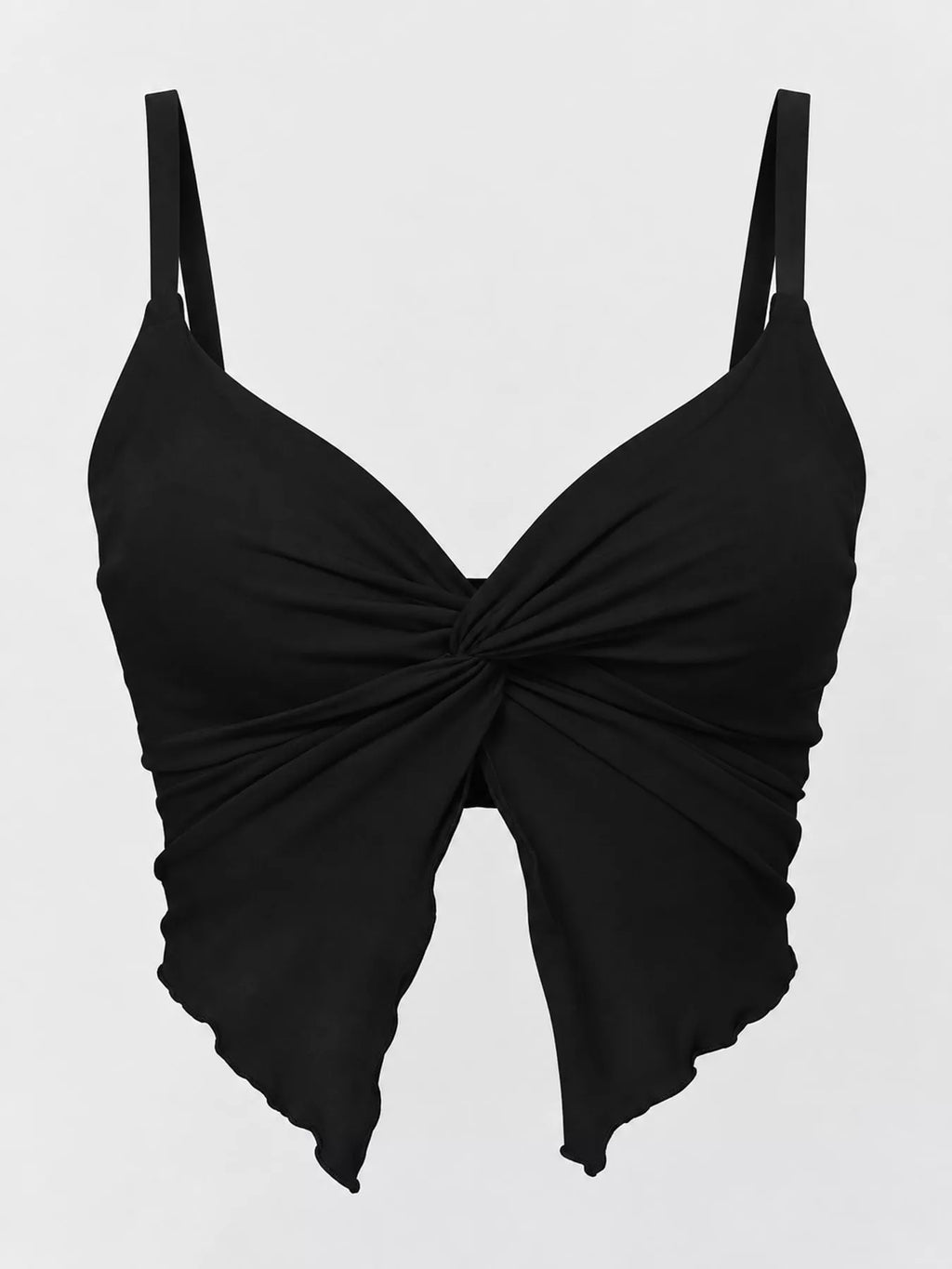 Twist Front Crop Cami