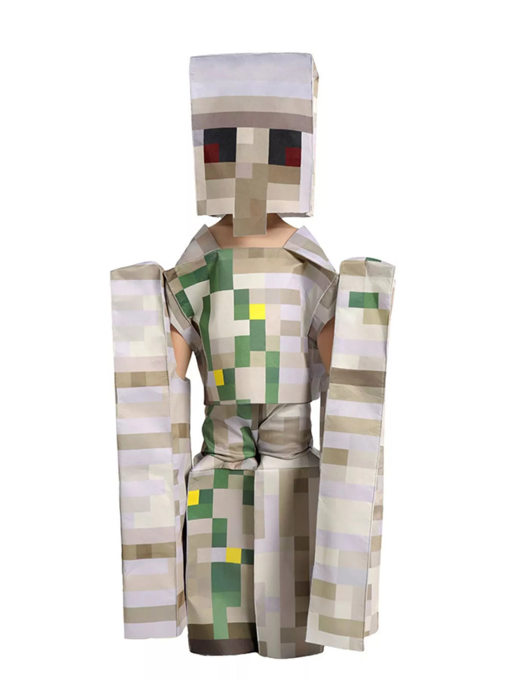 Children's Minecraft Pixelated Print Costume Set