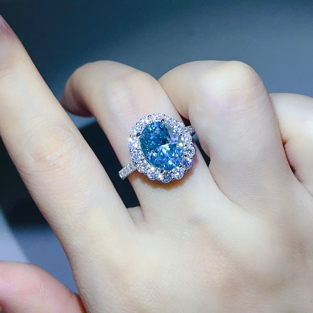 5 Carat Moissanite 925 Sterling Silver Ring