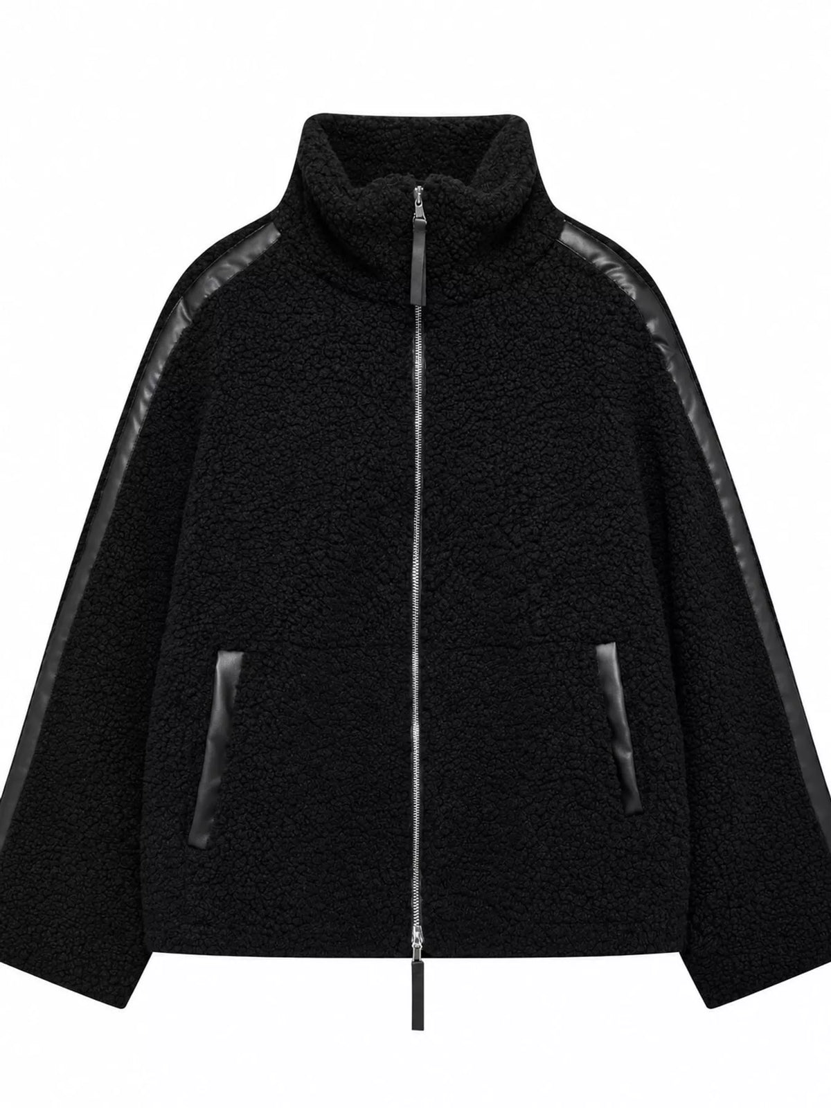 Sherpa Zip-Up Outerwear