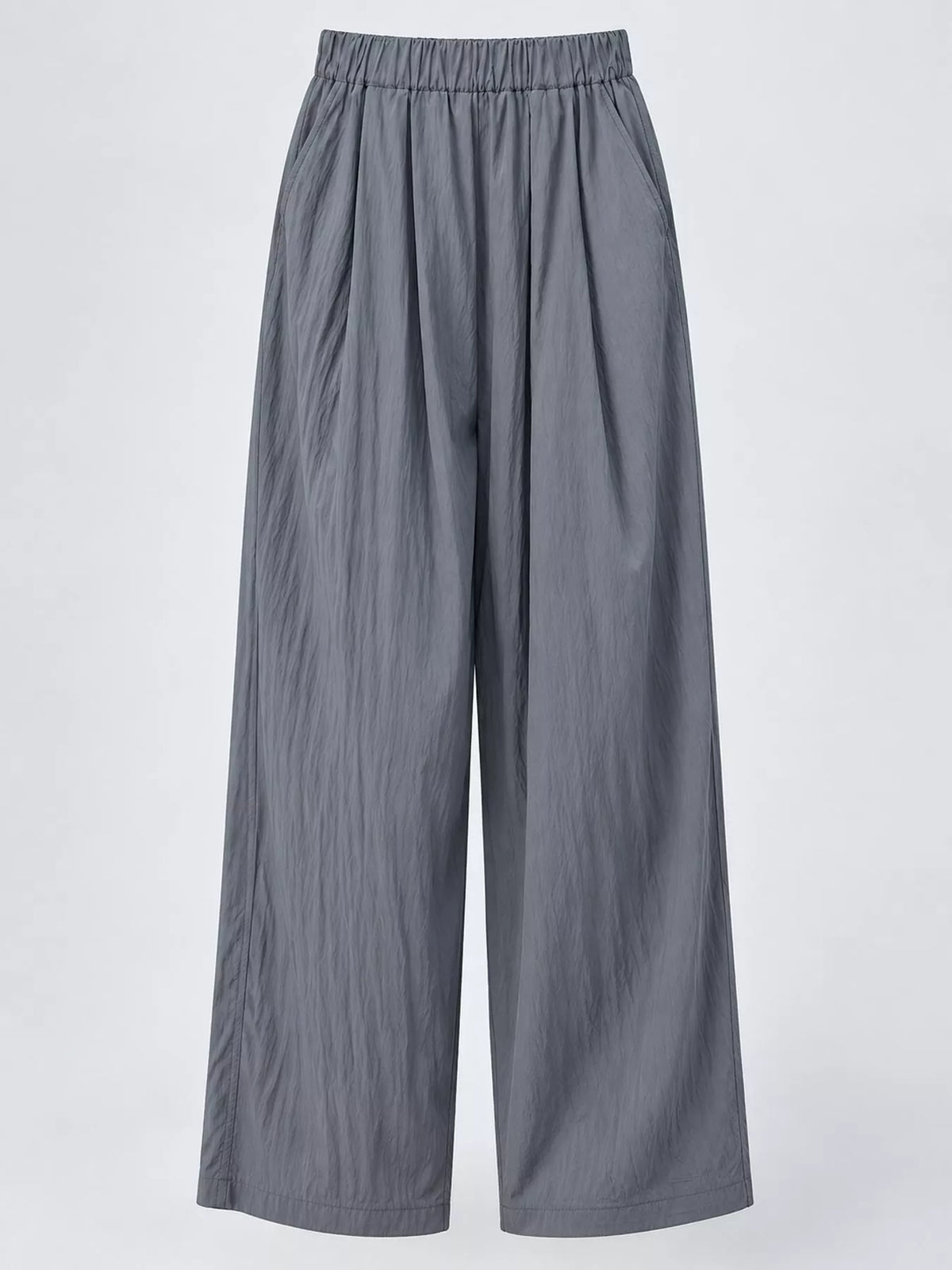 High-Waisted Loose Fit Wide-Leg Casual Pants
