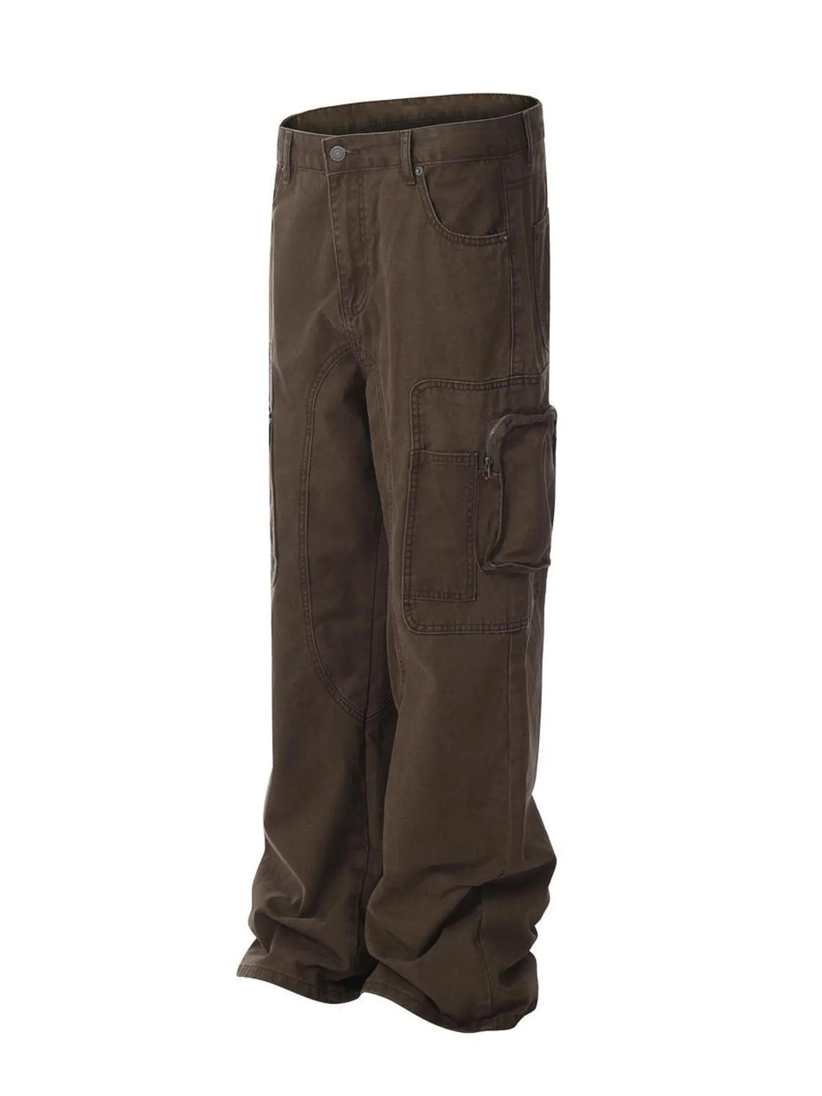 Men's Cargo Jeans with Multi-Pocket