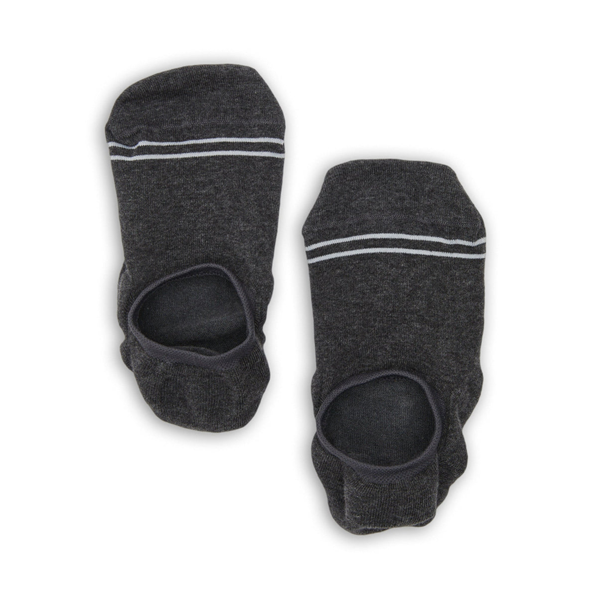 Beau Charcoal No Show Socks