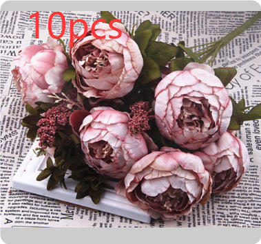 13 Core-spun Peony Decorative Flowers Artificial Flowers Artificial Flowers