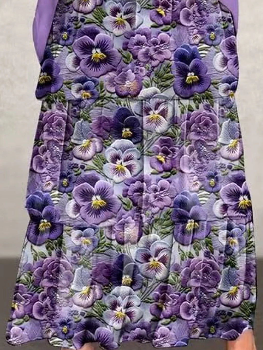 Full Size Layered Batwing Sleeve Maxi Dress Plus Size