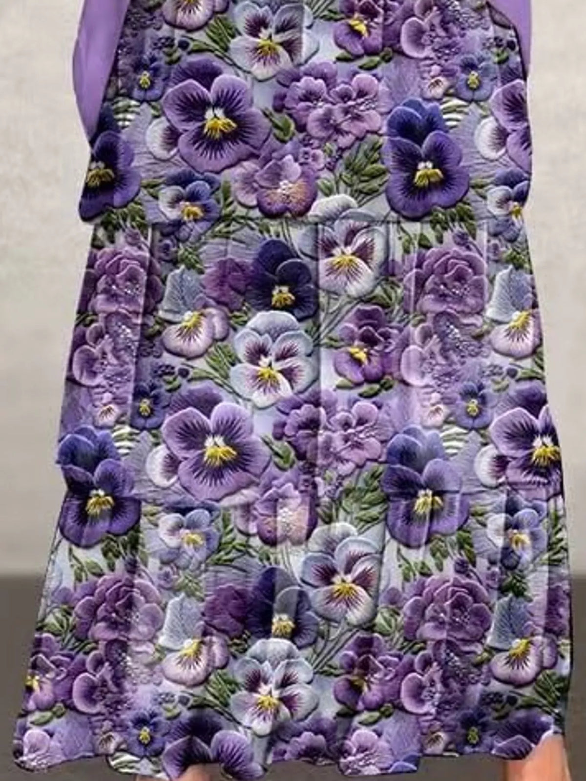 Full Size Layered Batwing Sleeve Maxi Dress Plus Size