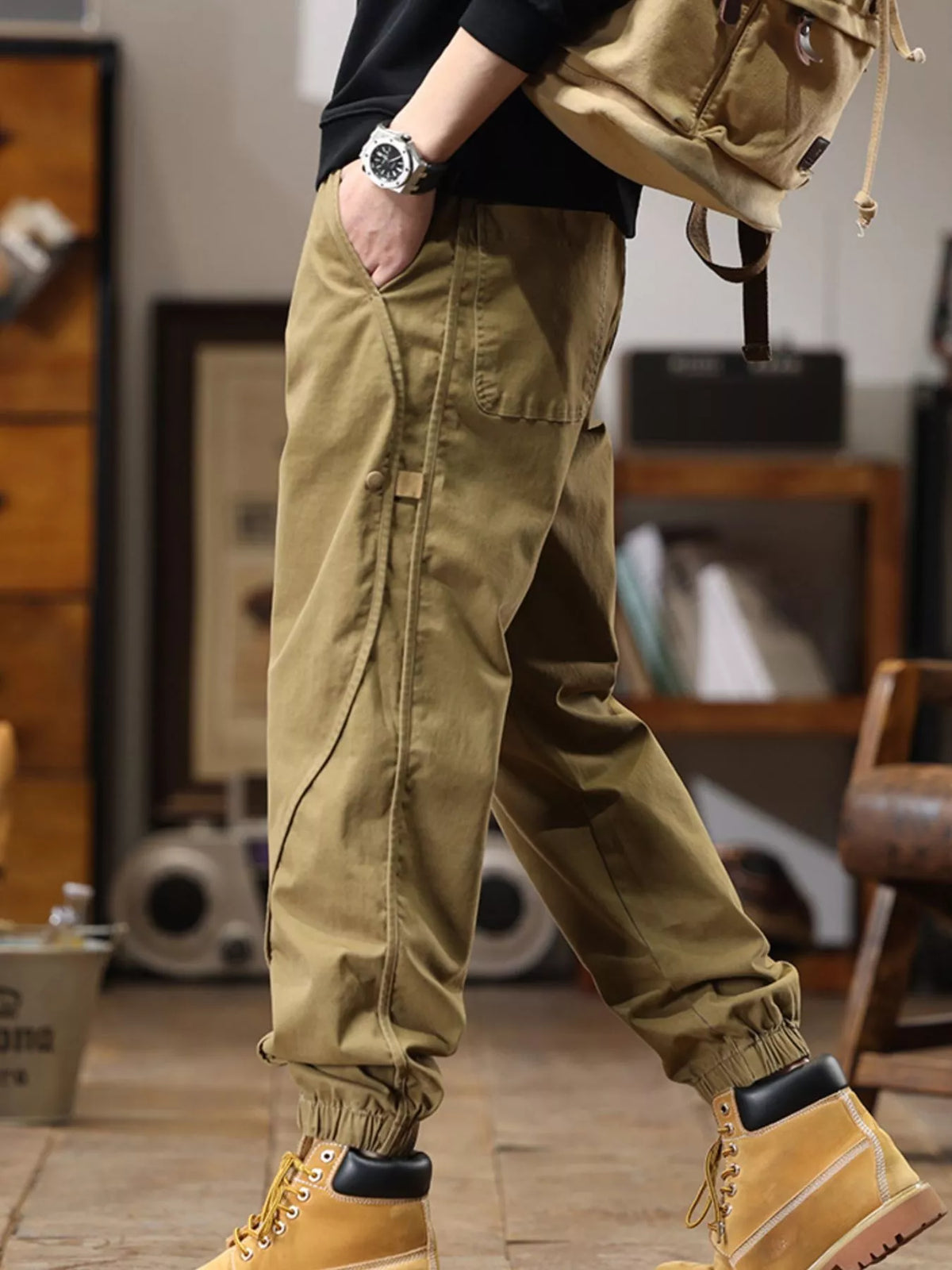 Men's Drawstring Jogger Plus Size