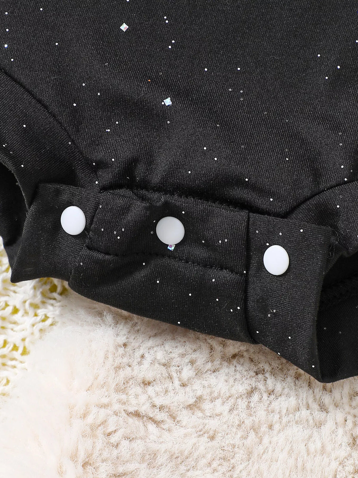 Children's Halloween Spiderweb Print Long Sleeve Bodysuit and Bow Headband Set