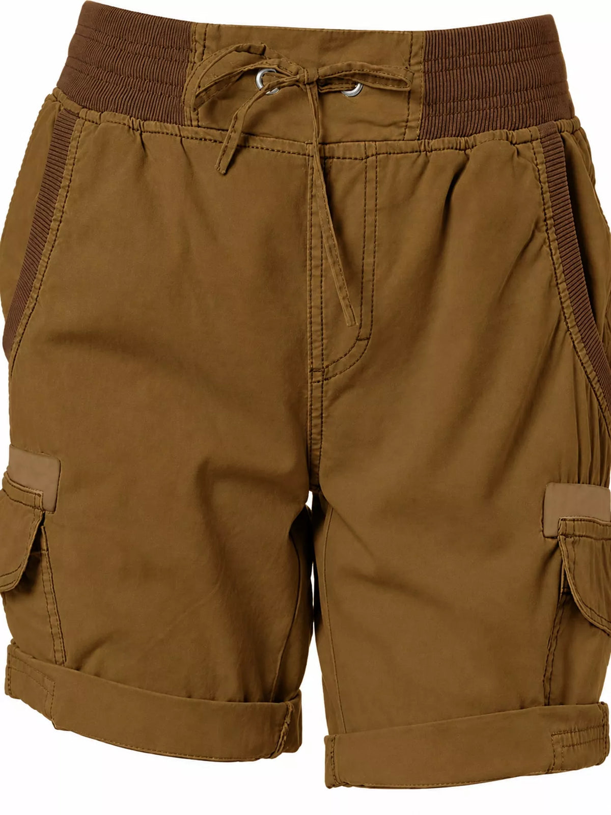 Full Size Drawstring Cargo Shorts Plus Size