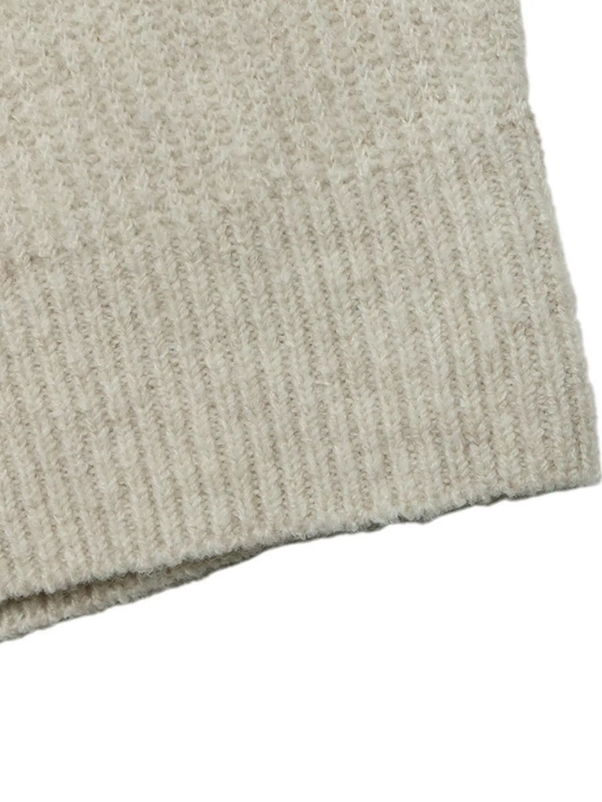 Contrast Trim Dropped Shoulder Sweater