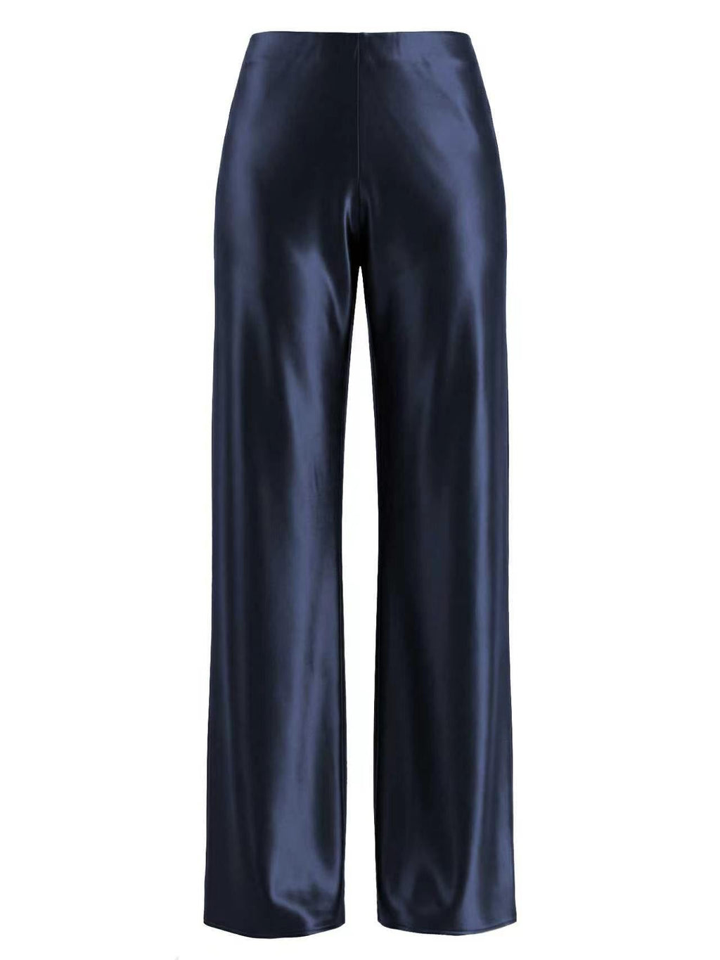 Cross-Border Amazon Acetate Satin Wide-Leg Pants For Women, Light Luxury High-End Casual Pants, High-Waisted Drapey Straight-Leg Long Pants