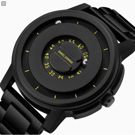Brand-name Steel-band Sports Magnetic-levitation Silicone-ball Electronic Mens Watch