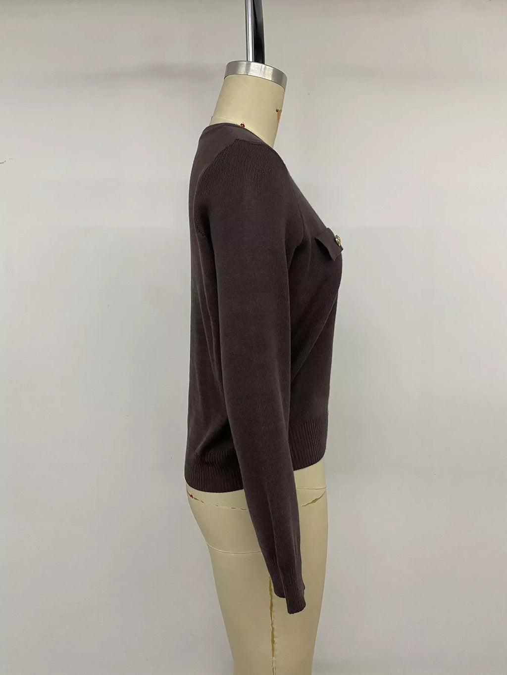Button Down Long Sleeve Cardigan