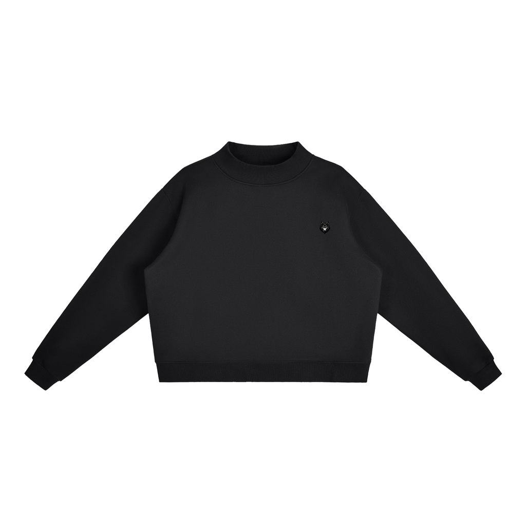 Loki & Ivy Essential Women's Fleece Mock-Neck Crew Sweatshirt