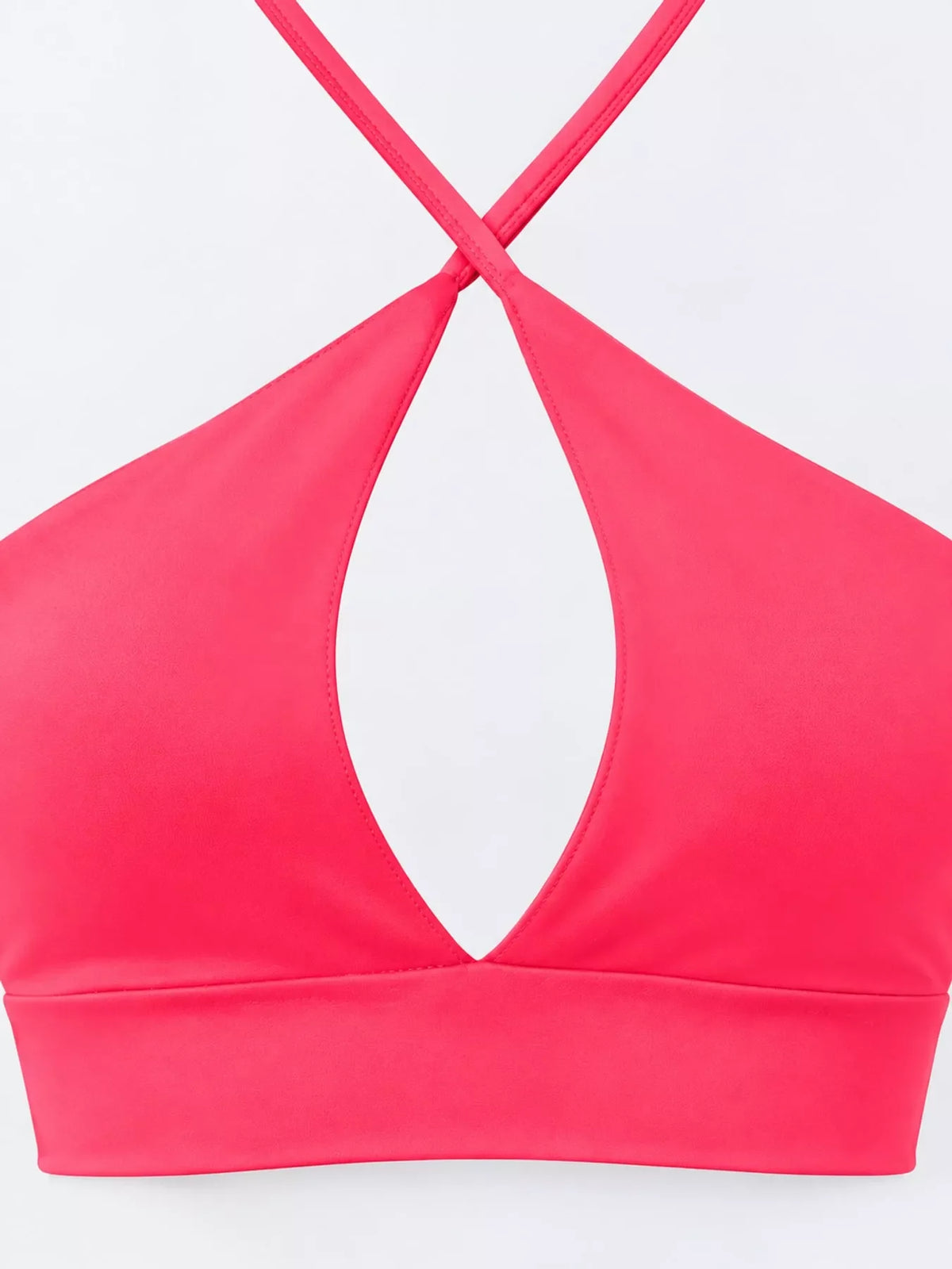 Halter Neck Cut-Out Crop Cami