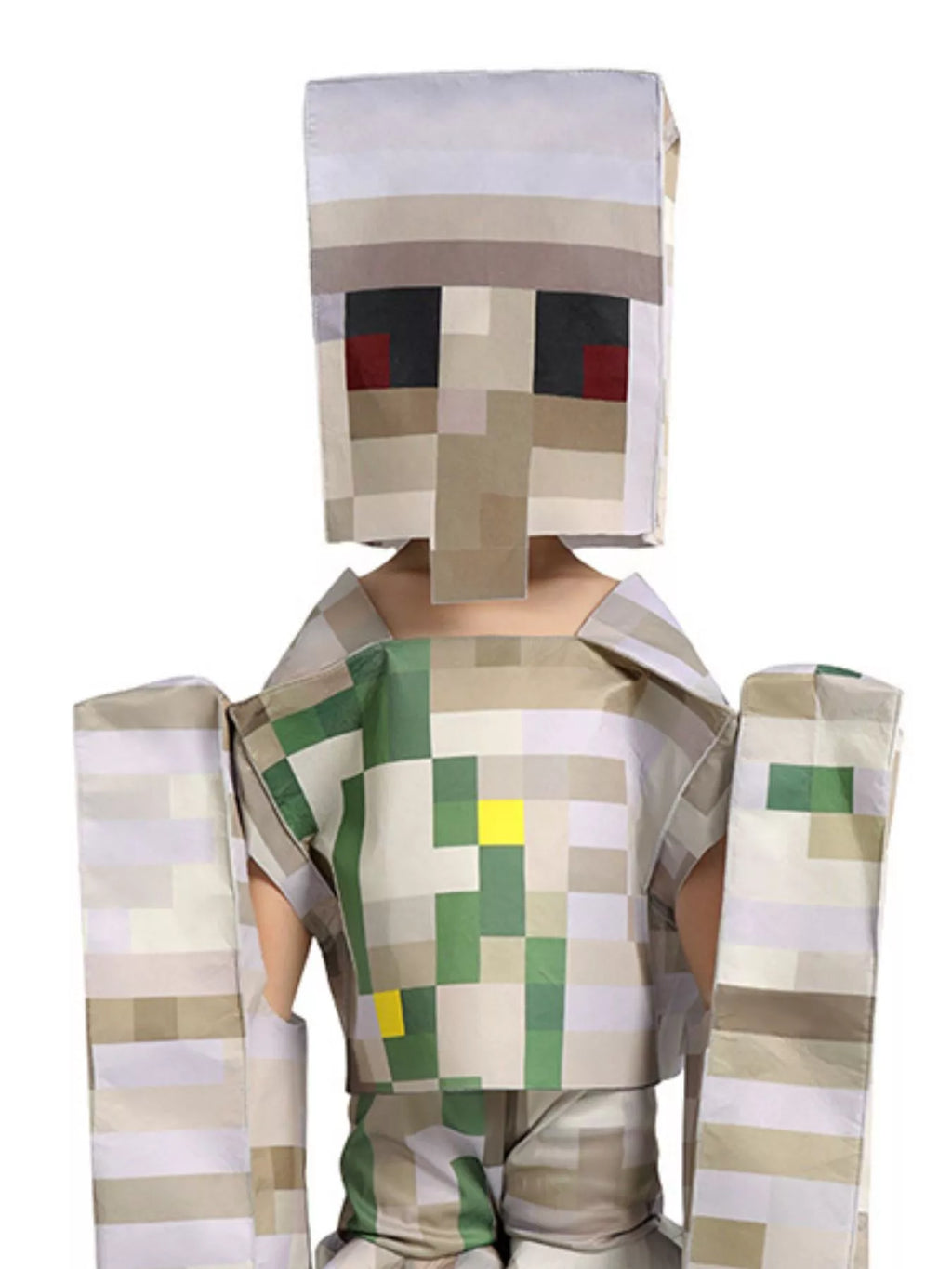 Children's Minecraft Pixelated Print Costume Set