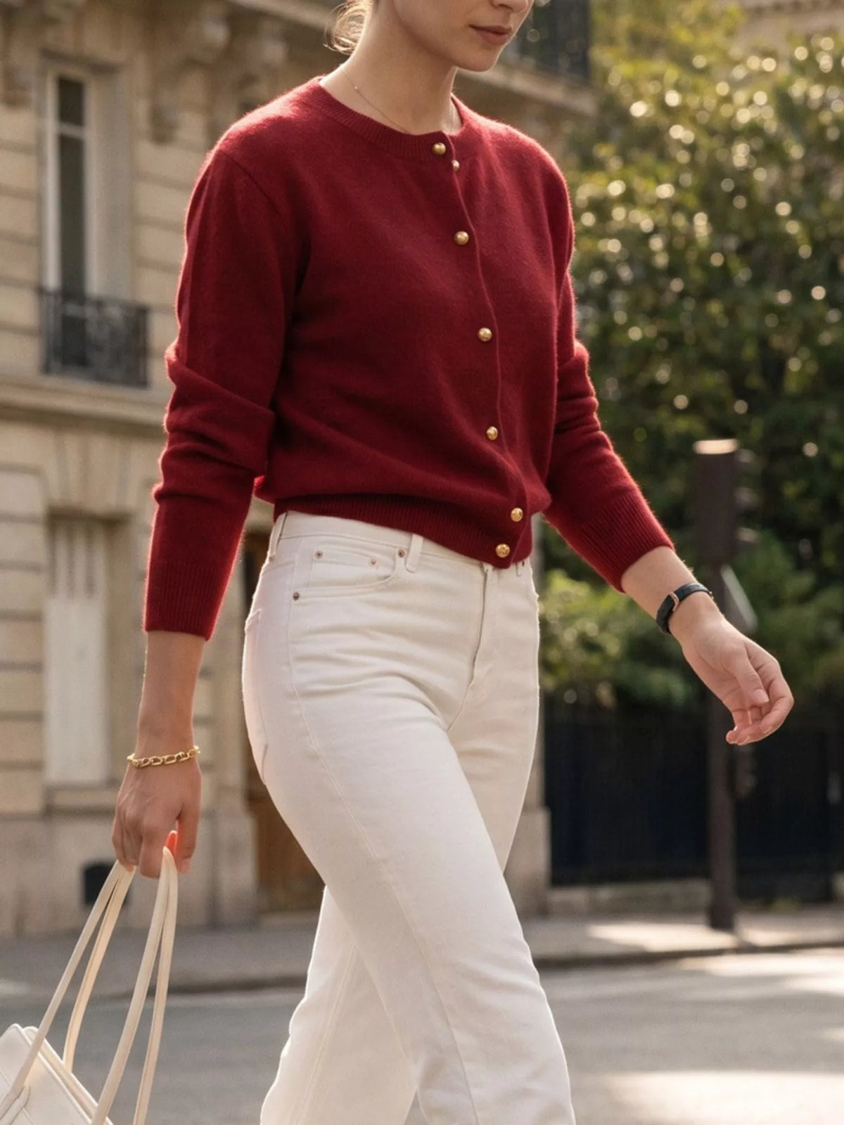 Classic Button-Down Knit Cardigan