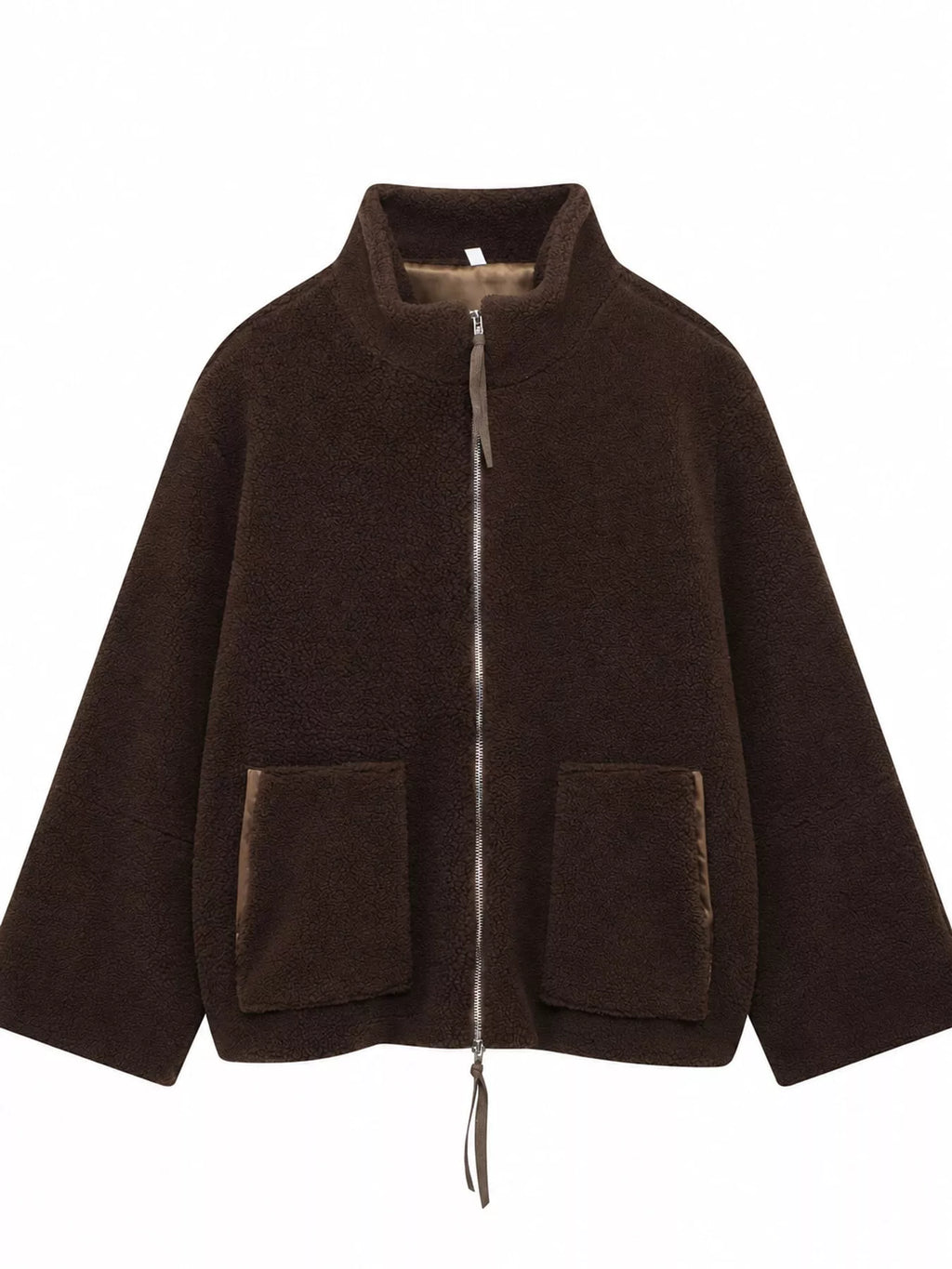 Sherpa Zip-Up Outerwear