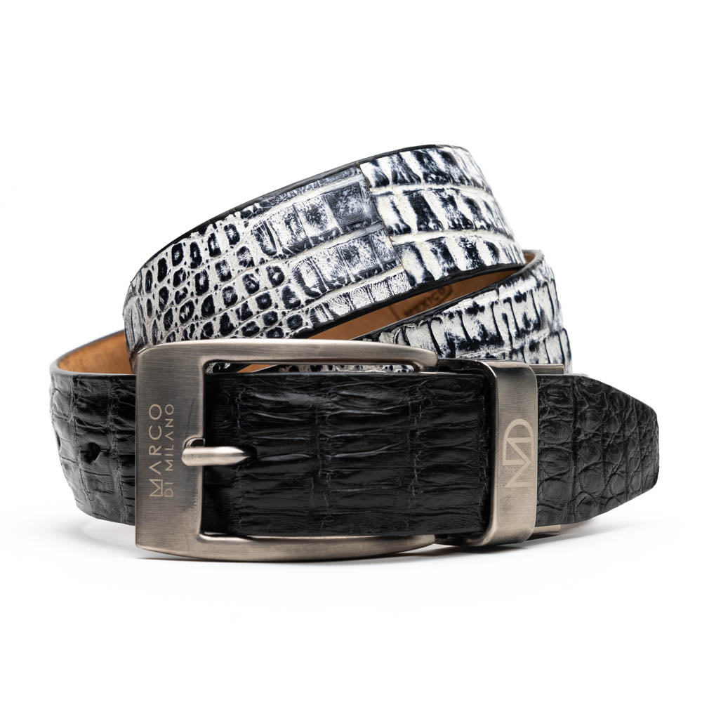 Caribe Belt Black / Newspaper