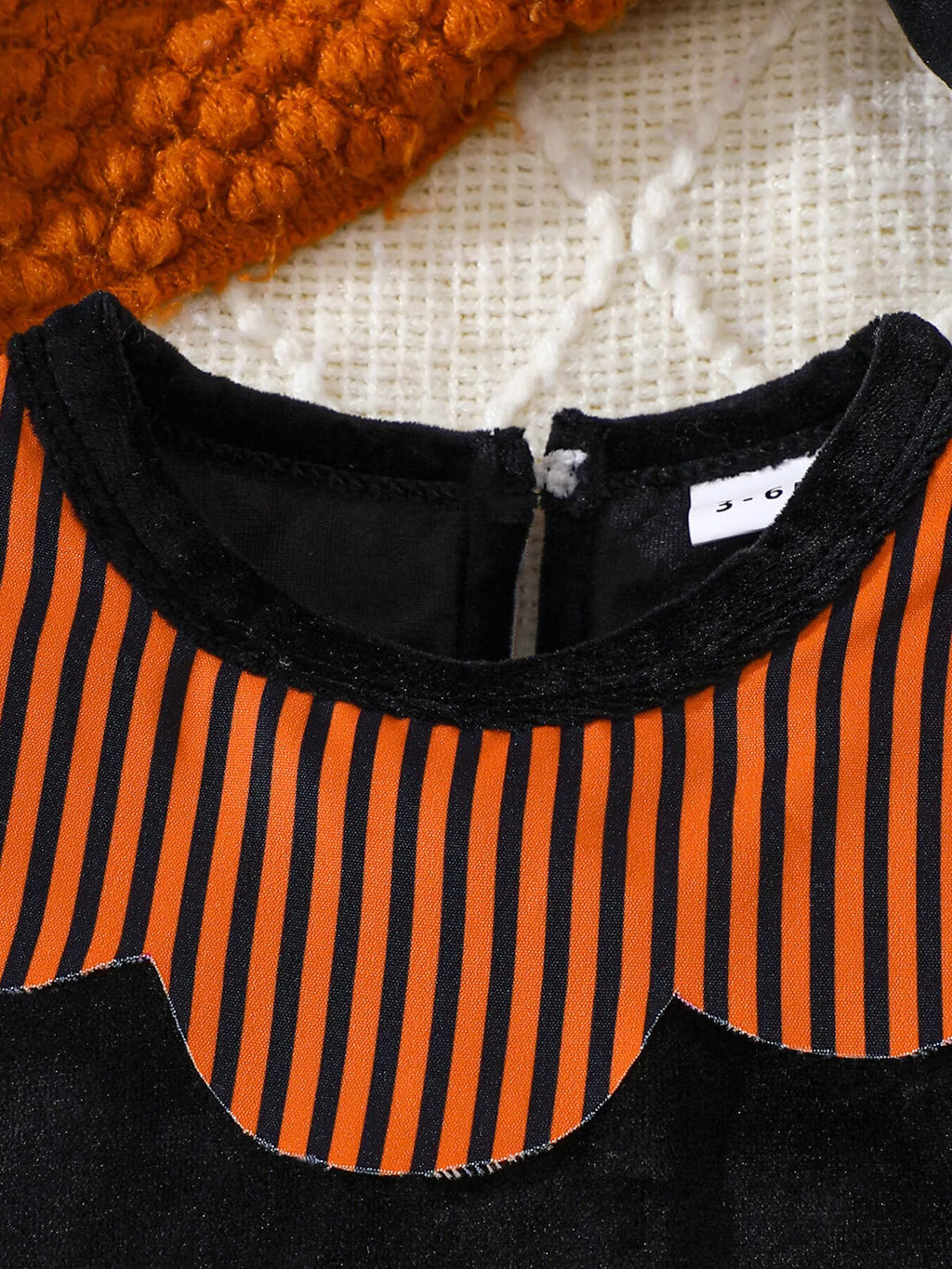 Children's Halloween Sleeveless Bodysuit and Hat Set