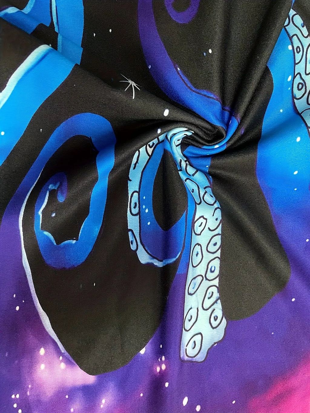 Galaxy Print Flare Pants