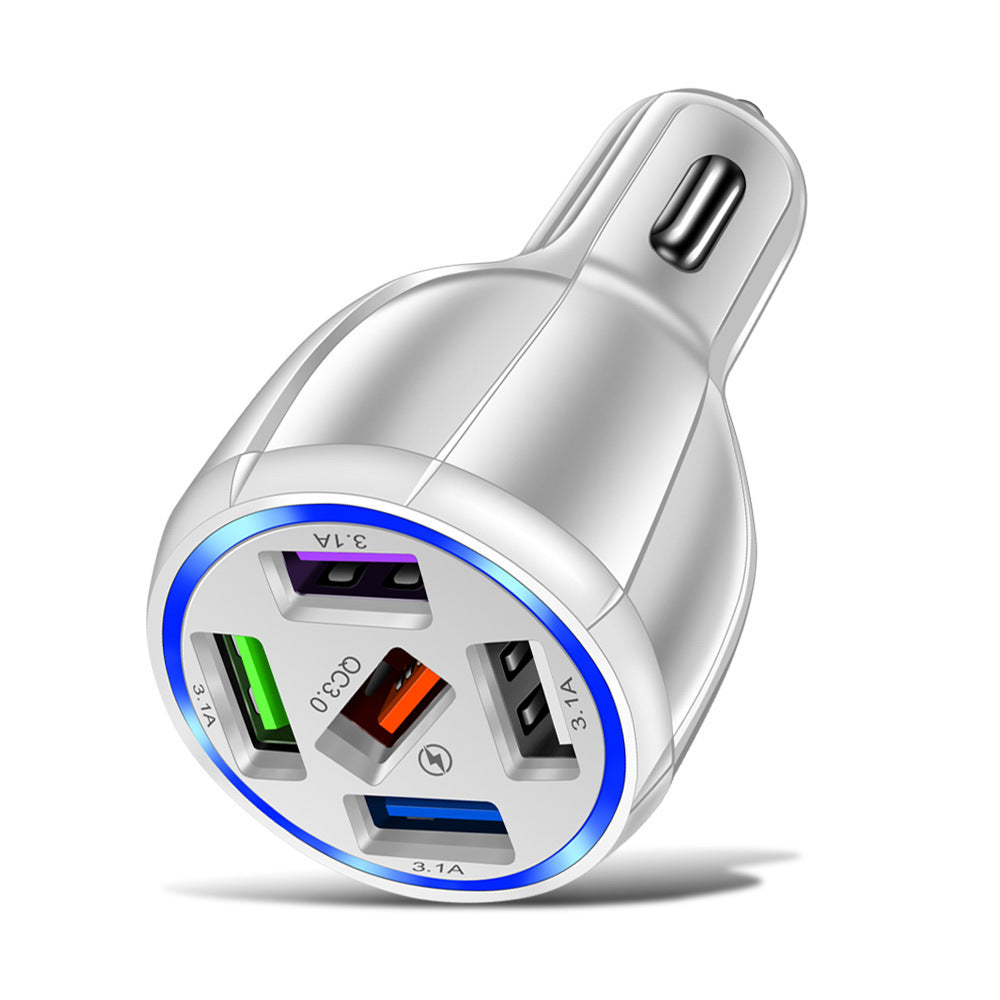 QC30 Car Mobile Phone 5usb Car Charger