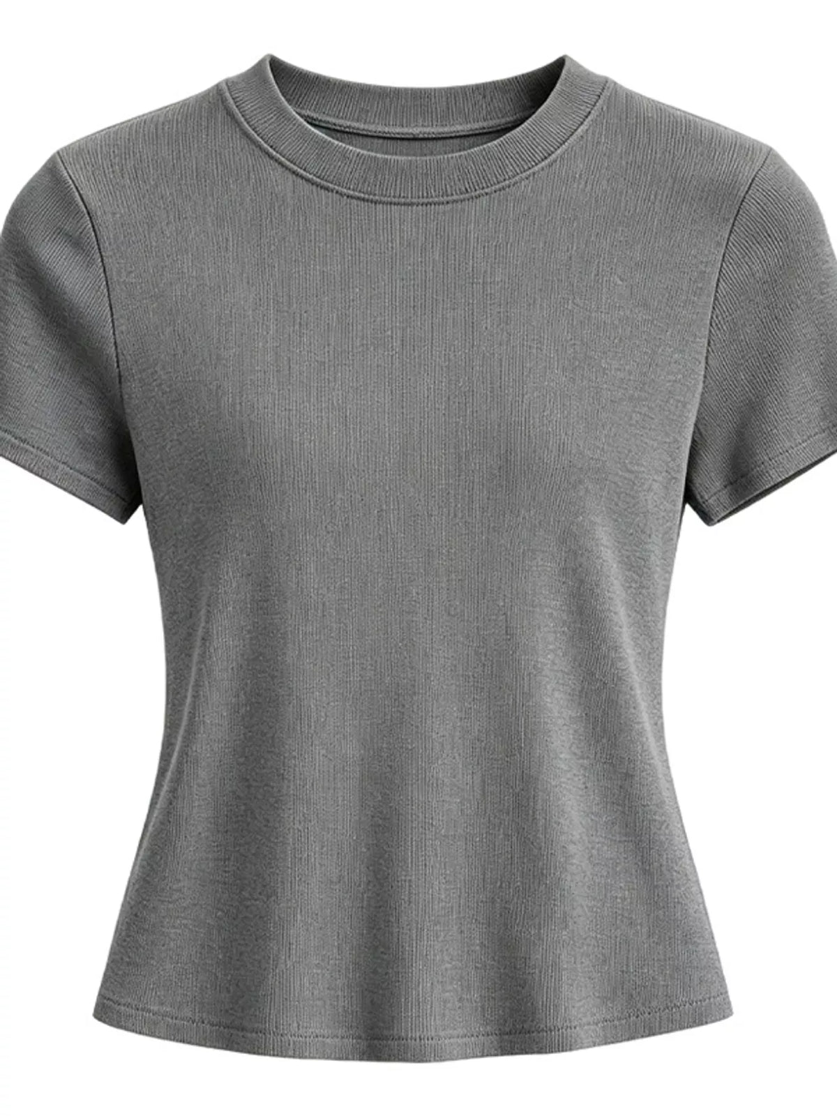 Slim-Fit Crew Neck Basic T-Shirt