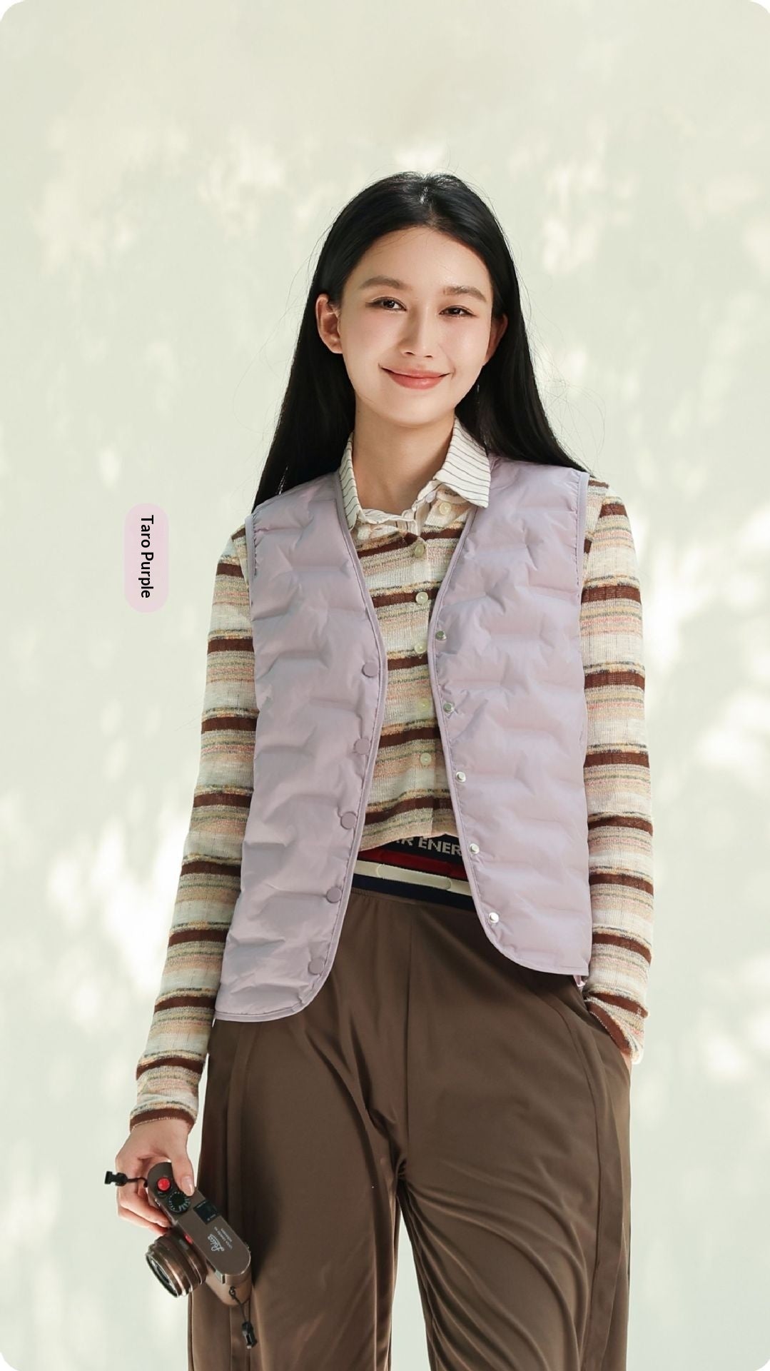 Down-filled Vest For Outdoor Wear Waterproof Womens Waistcoat