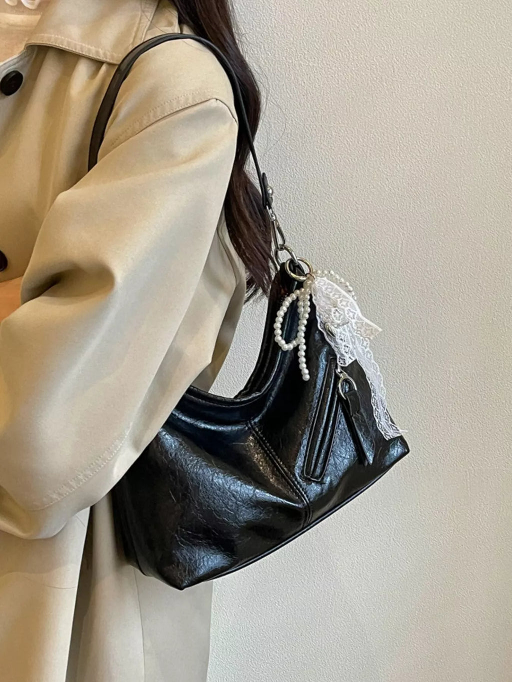 PU Leather Shoulder Bag