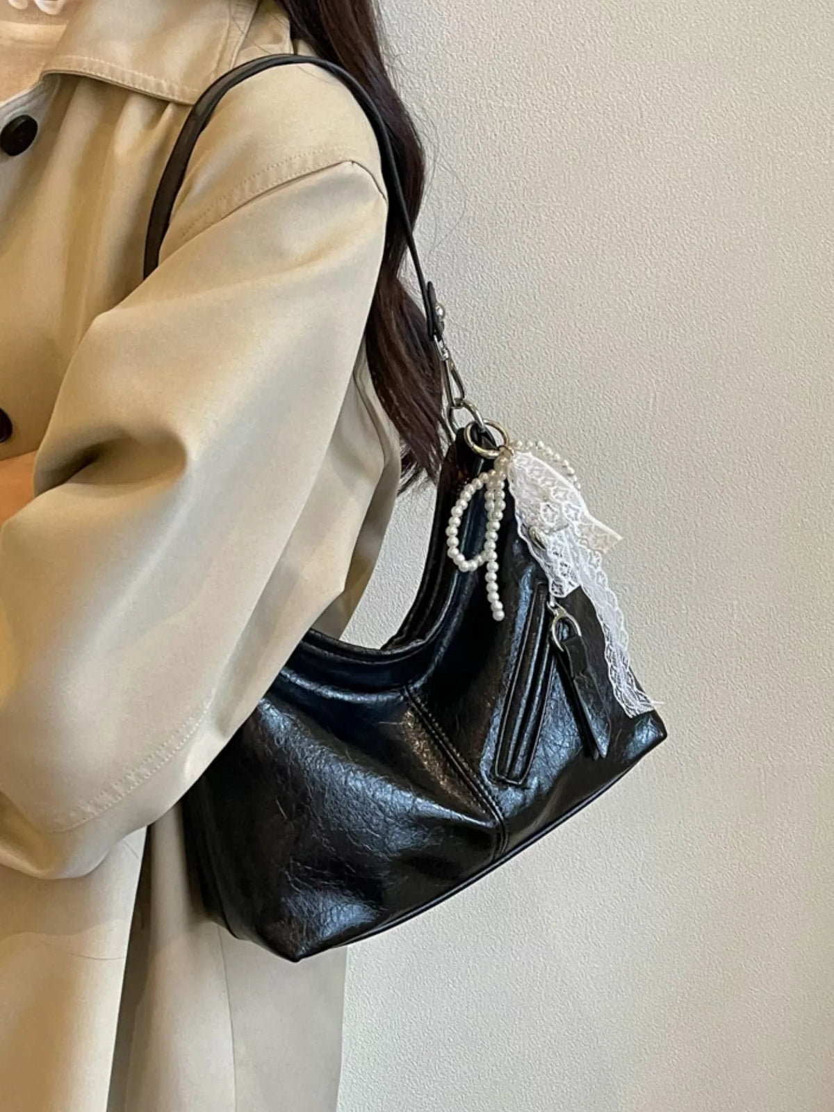 PU Leather Shoulder Bag