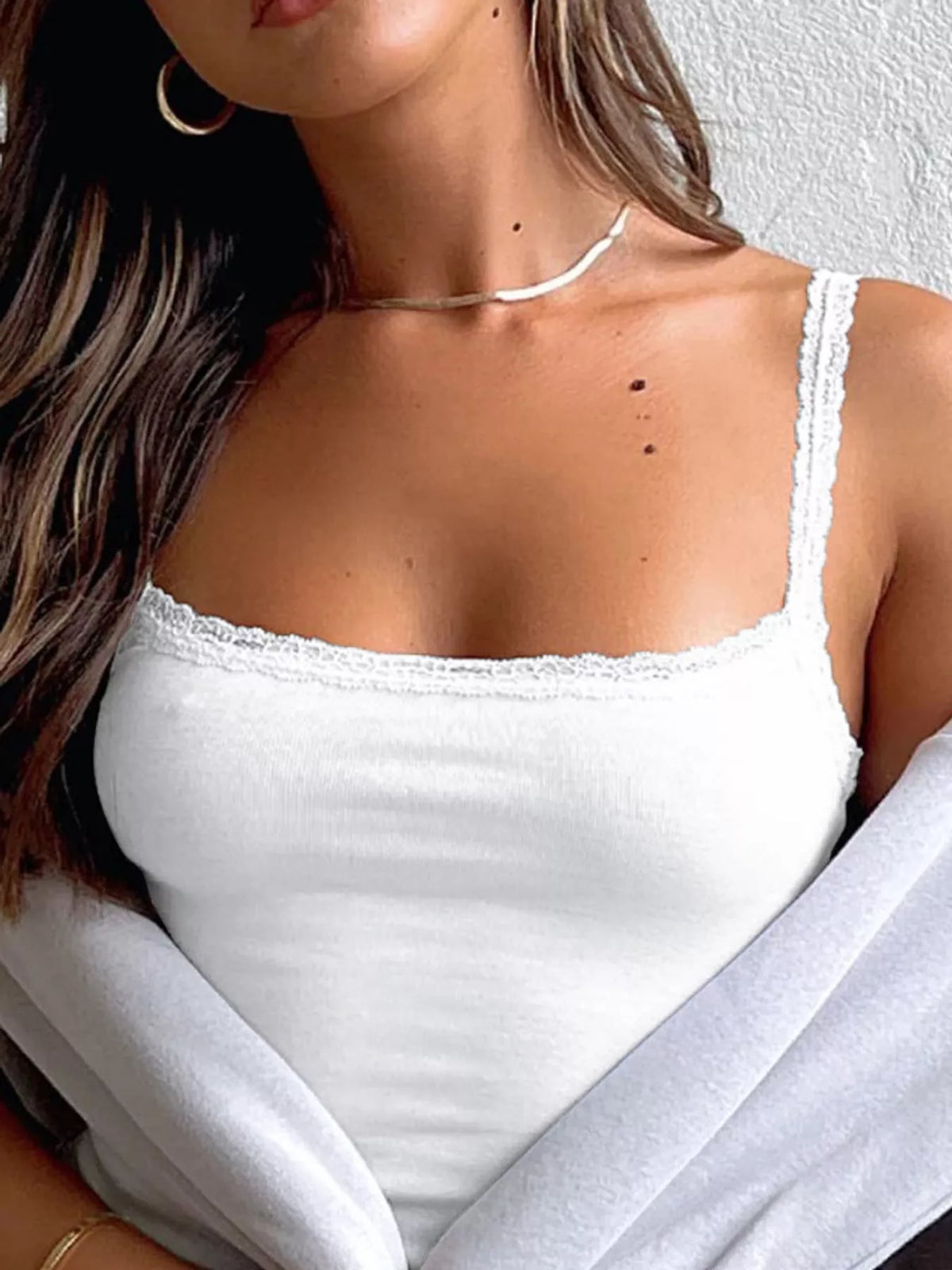 Lace Detail Cami Top