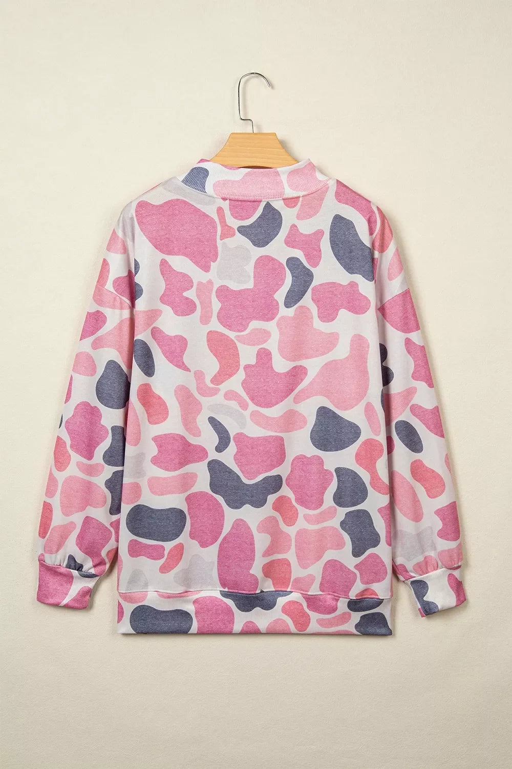 Camouflage Western Style Pullover Sweatshirt