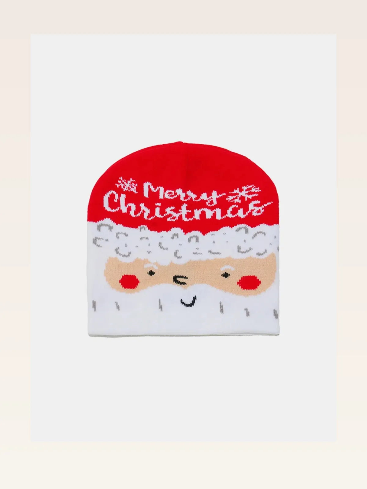 Christmas Pattern Knit Hat