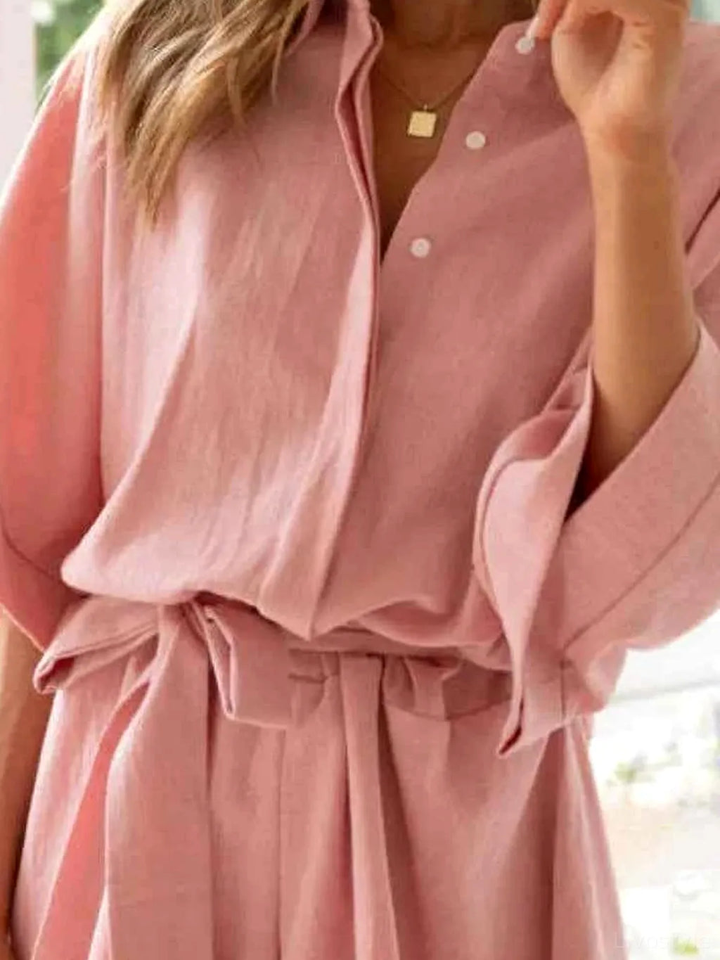 Collared Button Front Half Sleeve Romper