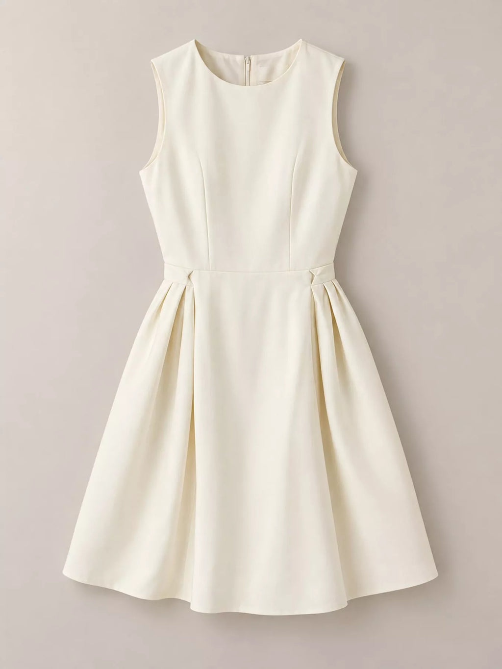 Sleeveless A-Line Midi Dress