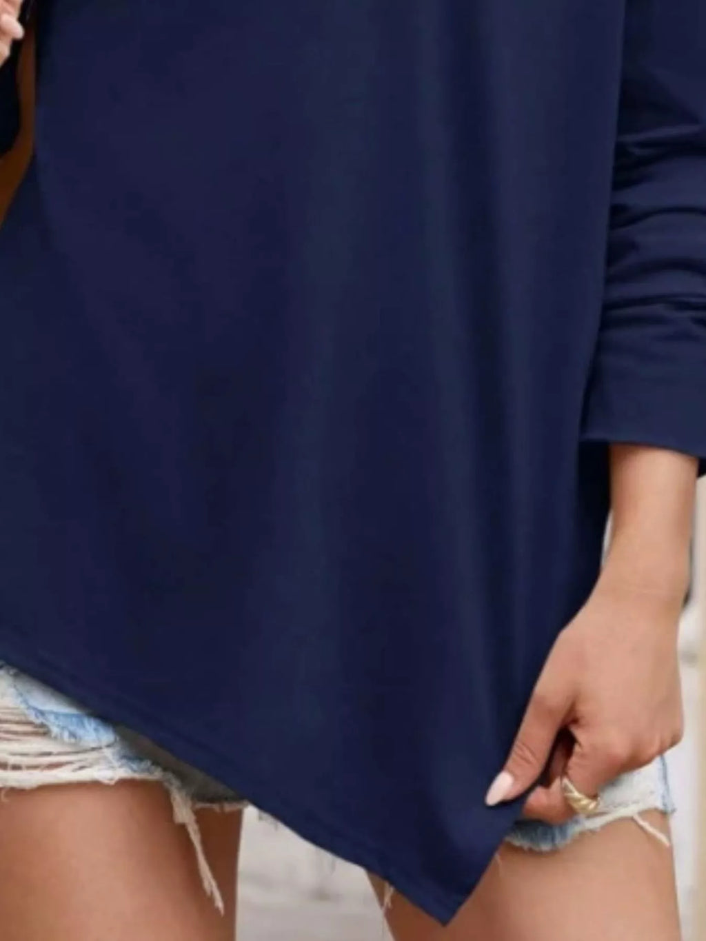 Elegant Off-Shoulder Long Sleeve Casual T-Shirt