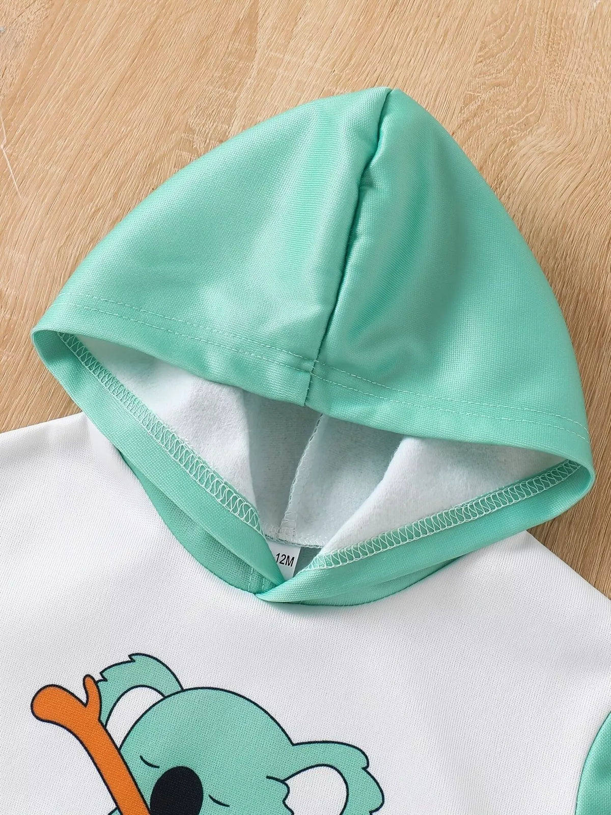 Children's Koala Graphic Hoodie & Pants Set