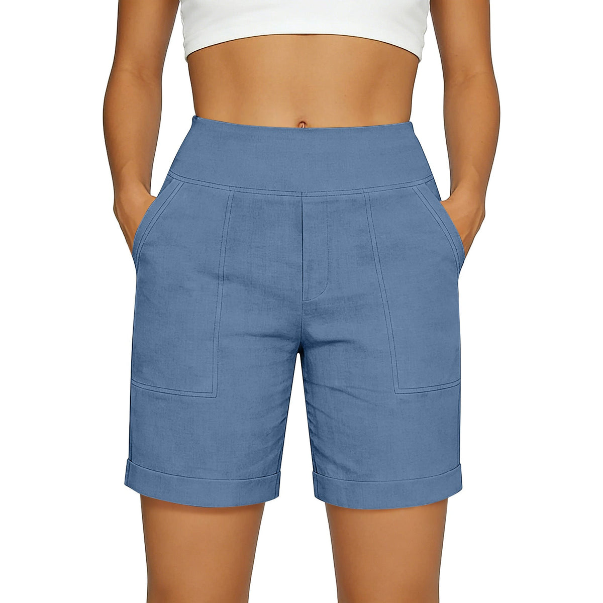 Womens Loose-fitting Breathable Straight-leg Lounge Pants