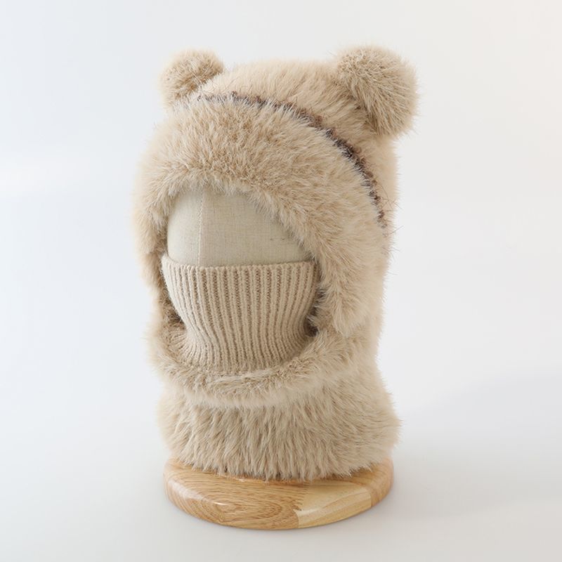 Warm, Windproof Knitted Wool Hat With Earflaps