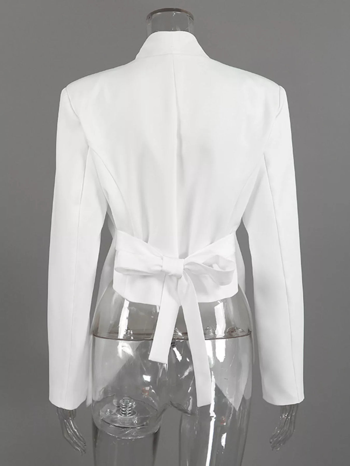 Slim-Fit Asymmetric Hem Blazer