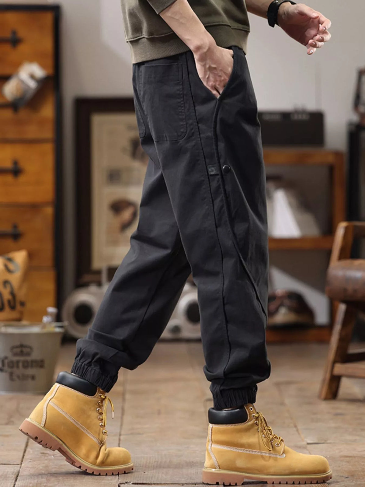 Men's Drawstring Jogger Plus Size