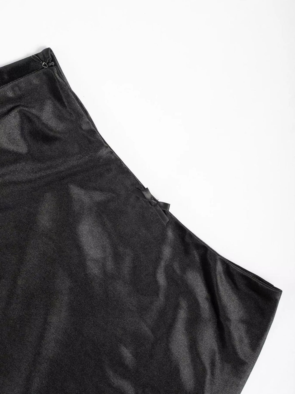 High Waist Satin Maxi Skirt