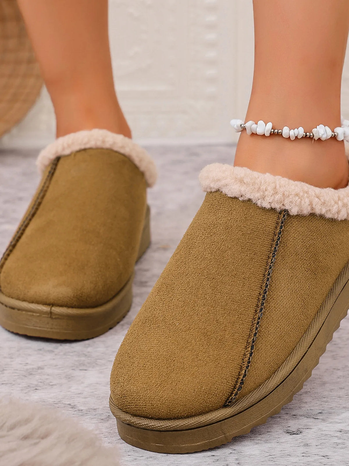 Cozy Faux Fur Lined Slippers