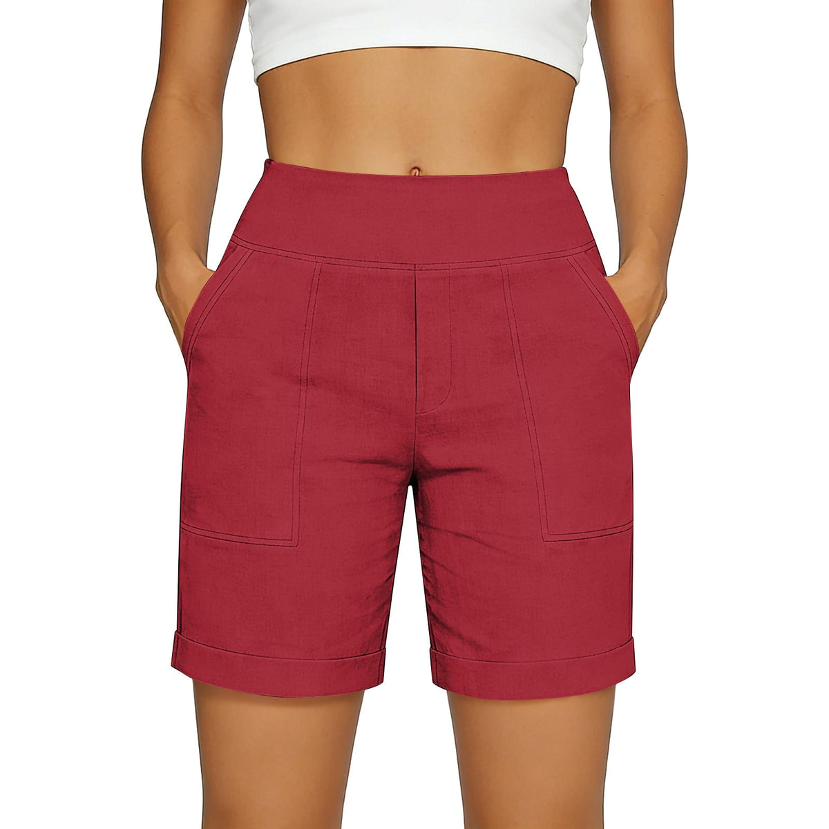 Womens Loose-fitting Breathable Straight-leg Lounge Pants