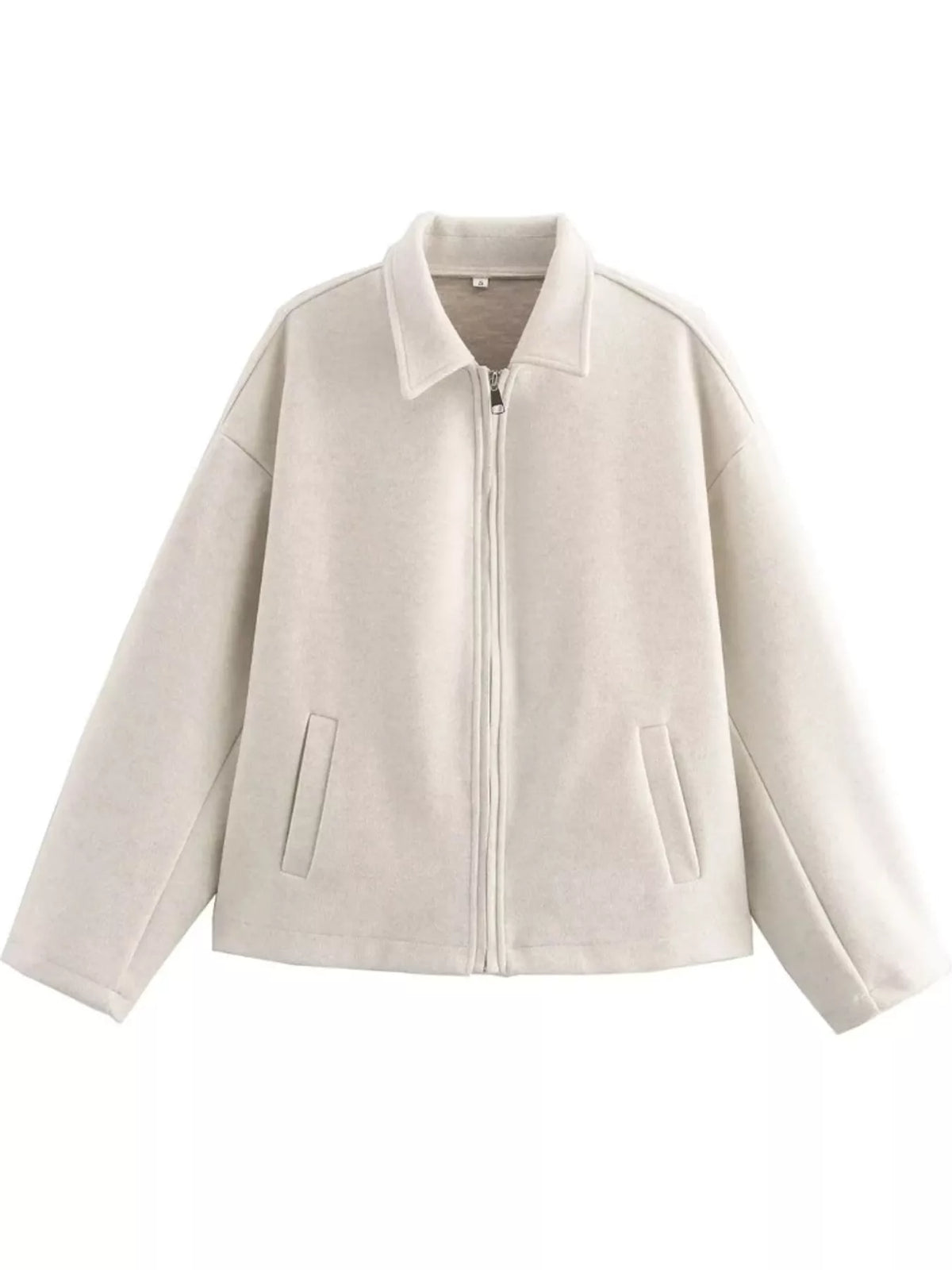 Zip Up Cropped Jacket