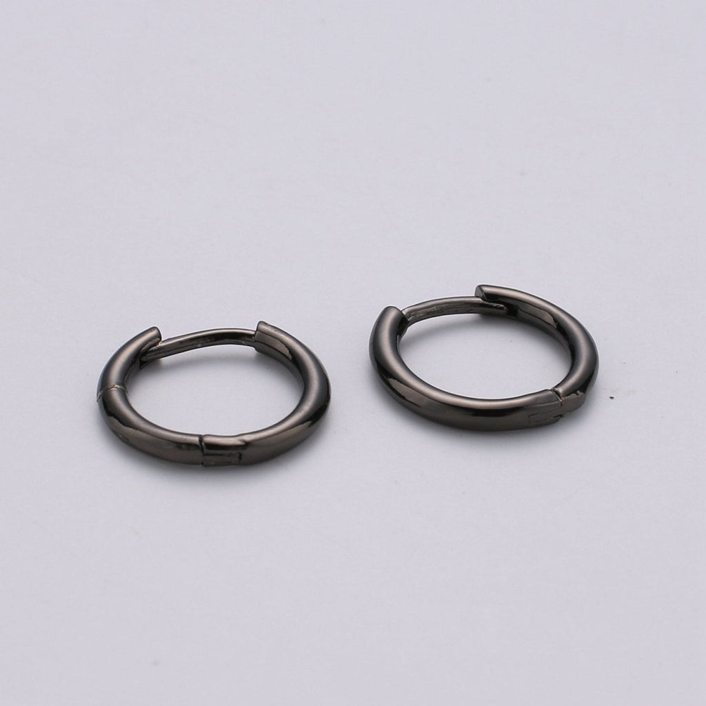 Dainty Hoop Earrings Pair/ Small Hoop Earring Minimalist Hoop Earring Silver Hoops Tiny Gold Hoop Ear Huggers/ Cartilage Earrings/ Rose Gold K-557 to K-560