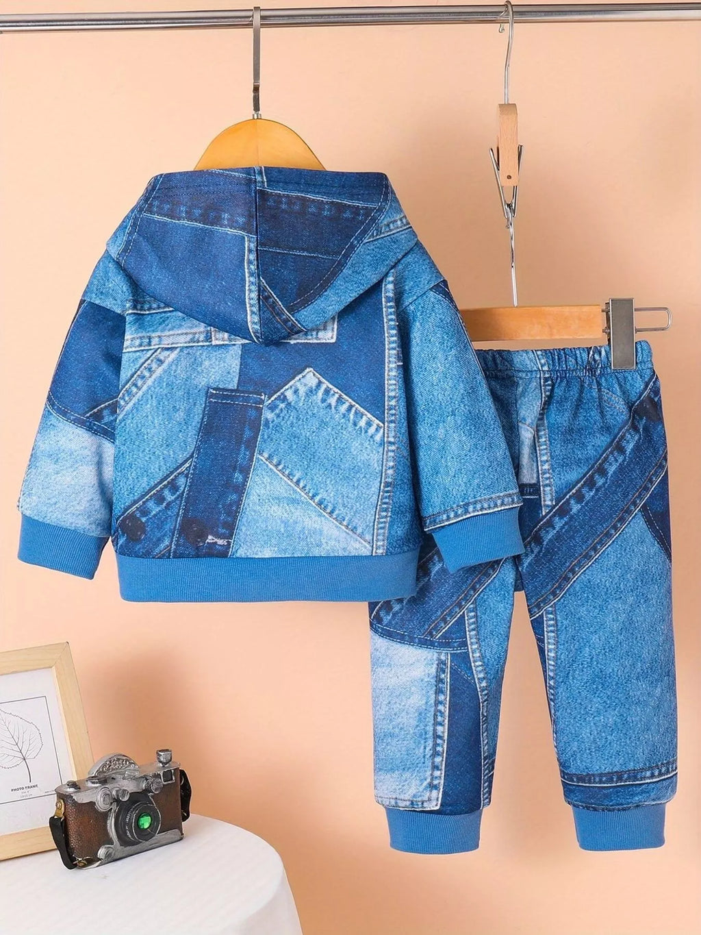 Children's Bear Hoodie and Pants Set
