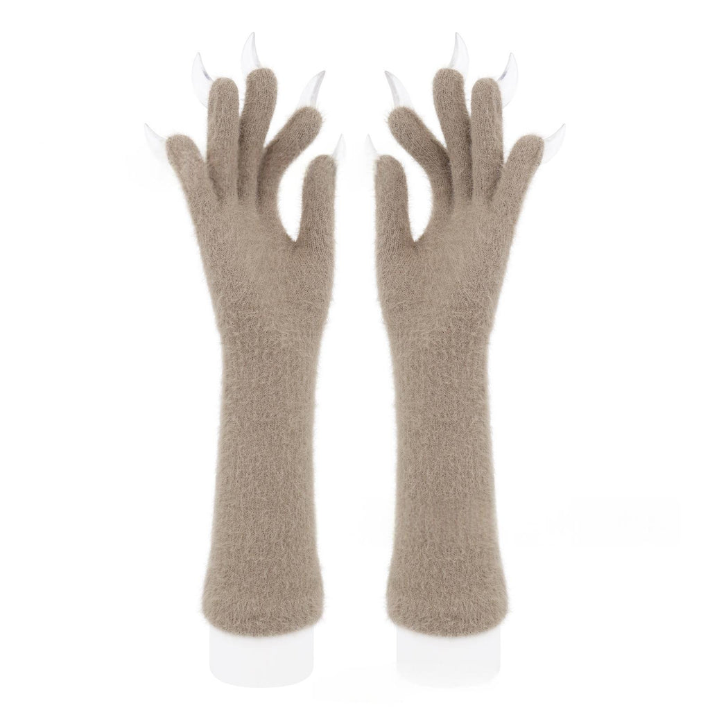 Halloween Silicone Meat Mat Long Gloves