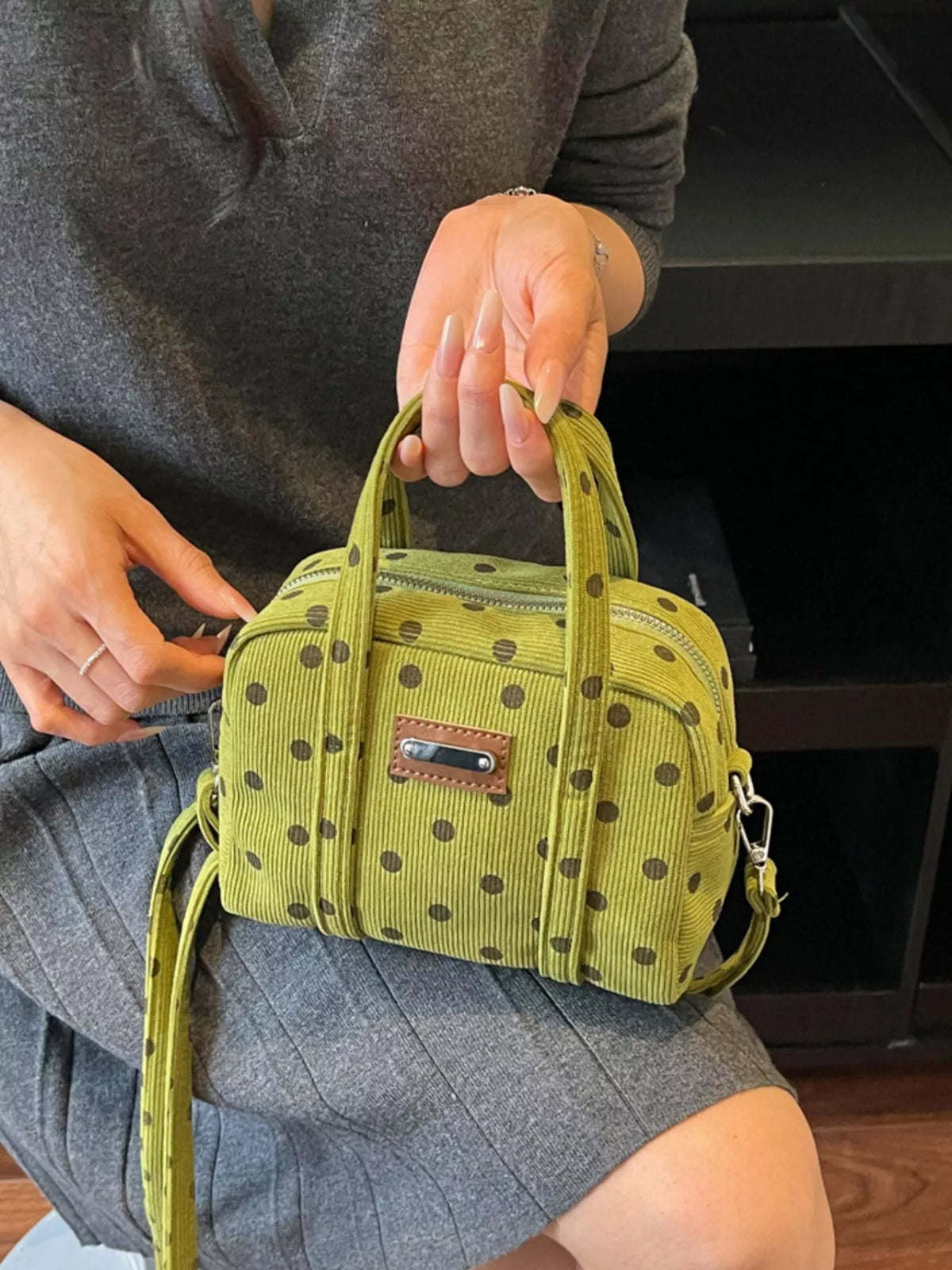 Polka Dot Crossbody Bag