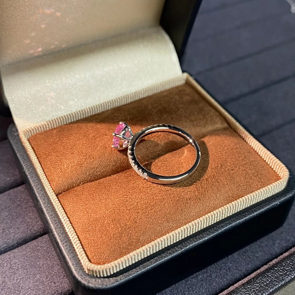 925 Sterling Silver Zircon Ring